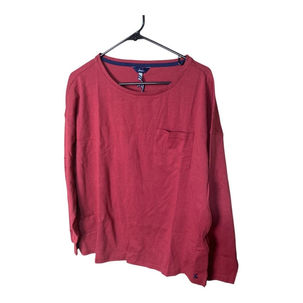 NWT Joules Marina Long Sleeve Tee Red Size‎ 10